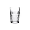 Pasabahce Rain textured highball glass, tall clear drinkware