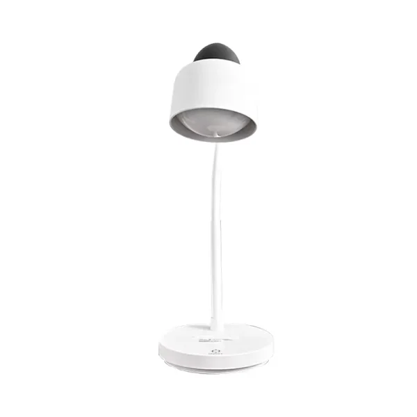 Dimmable LED Desk Lamp sitting on a student desk illuminating