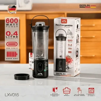 Momaz Rechargeable Portable Cup Blender Berlin Series 600W 0.4L