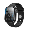Black Nexera NX-W01 Smart Sports Watch displaying its bright AMOLED screen