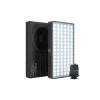 woman holding phone with Plokama MS-20 magnetic LED light attached, used for photography