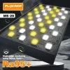 Plokama MS-20 LED light mounted on camera using hot shoe accessory