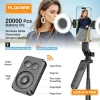 wireless Bluetooth remote control for selfie stick with photo, video, and like buttons