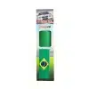 Brazil World Cup car sunshade flag decal, 126x20cm, see-through perforated design.