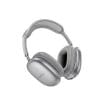 Side view of the Nexera NX-HP03 Triumph Bluetooth Wireless Headphones in silver.