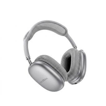 Side view of the Nexera NX-HP03 Triumph Bluetooth Wireless Headphones in silver.