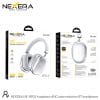 Silver and black options for the Nexera NX-HP02 Active Noise Cancelling Headphones side-by-side.