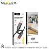Nexera NX-CB16 USB-C to USB-C 60W fast charging cable retail box packaging