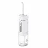 Green Lion portable oral irrigator with water tank, angled view white color