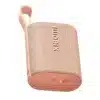 Xiaomi Sound Pocket Bluetooth speaker in pink, side buttons view