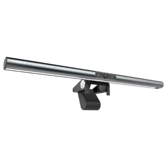 Porodo LumaView Full HD webcam and desk light on monitor clip
