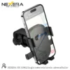 NEXERA Knight phone holder mounted with smartphone showing navigation