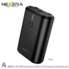 NEXERA Mini Portable Power Bank back view showing specifications