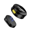 Hoco L22 wireless microphone transmitter with magnetic lapel clip, close-up view