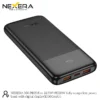 NEXERA 10,000mAh power bank back view showing certification marks