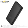 NEXERA 10,000mAh power bank angled view with battery percentage display