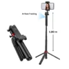 Hoco AI Gimbal Selfie Stick & Tripod extended to 1.80m showing AI face tracking feature
